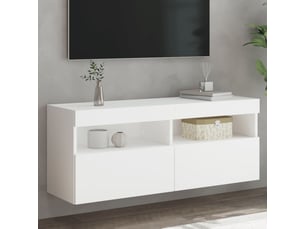 Meuble tv coloris blanc 100 cm <strong></strong>  <strong></strong>