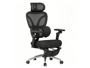 Fauteuil de bureau MEUBLIV  avec assise réglable en hauteur
