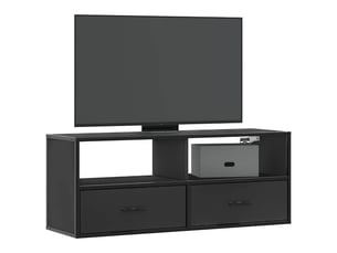 Meuble tv coloris noir 100 cm <strong></strong>  <strong></strong>