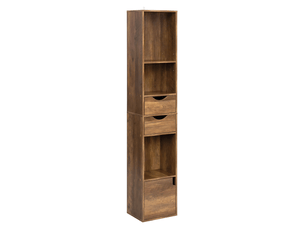 Bibliotheque coloris marron 3 étagère(s) BEAUNIV - 24 cm x 157.5 cm