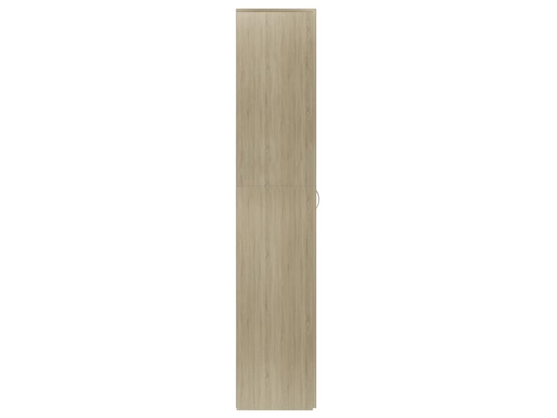  Meuble à chaussure, armoire à chaussures chêne sonoma 80x35,5x180cm bois ingénierie  - Conforama E
