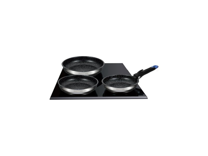 Poêles arthur martin am2196 inox antiadhésives 20 24 et 26 cm avec poignée amovible AACNS45020 - Conforama B
