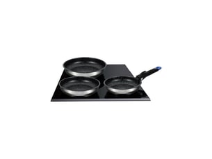 Poêles arthur martin am2196 inox antiadhésives 20 24 et 26 cm avec poignée amovible