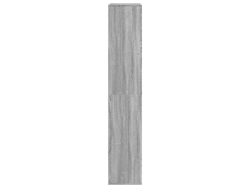  Cloison bibliothèque, meuble de rangement sonoma gris 100x33x175 cm bois ingénierie  - Conforama E