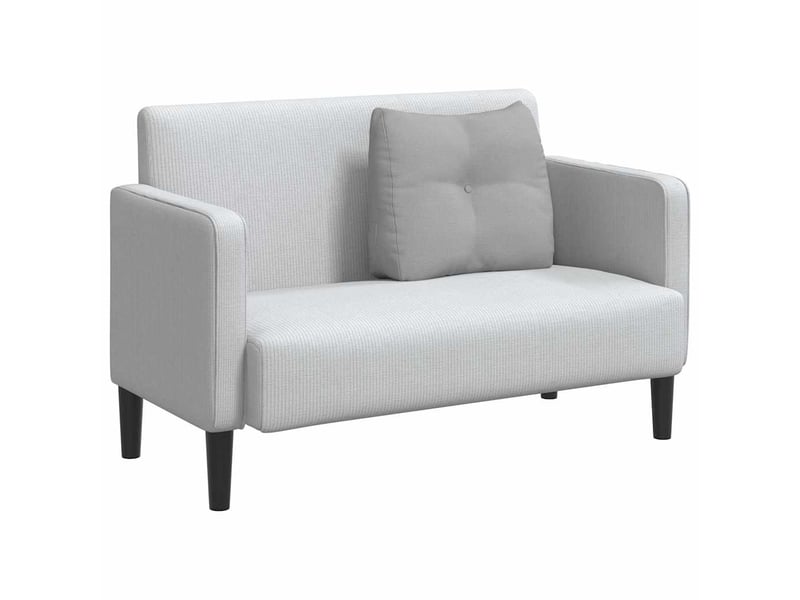  Coussin de dos, coussin de dossier gris nuage 60 x 24 x 50 cm tissu cf54746  - Conforama C
