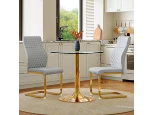 Ensemble table rond(e)  2 chaise(s)    