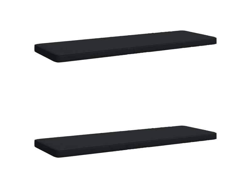  Lot de 2 coussins de banc, coussins d'assise vught 100 % polyester bleu foncé cf57877  - Conforama A