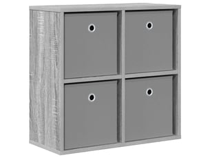 Buffet - bahut - meuble de rangement gris sonoma 59,5 x 27 x 57 cm