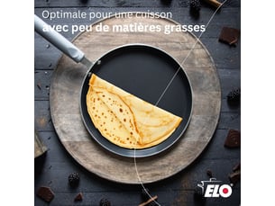 Poêle à crêpes 26 cm antiadhésive sans pfas elo ducato