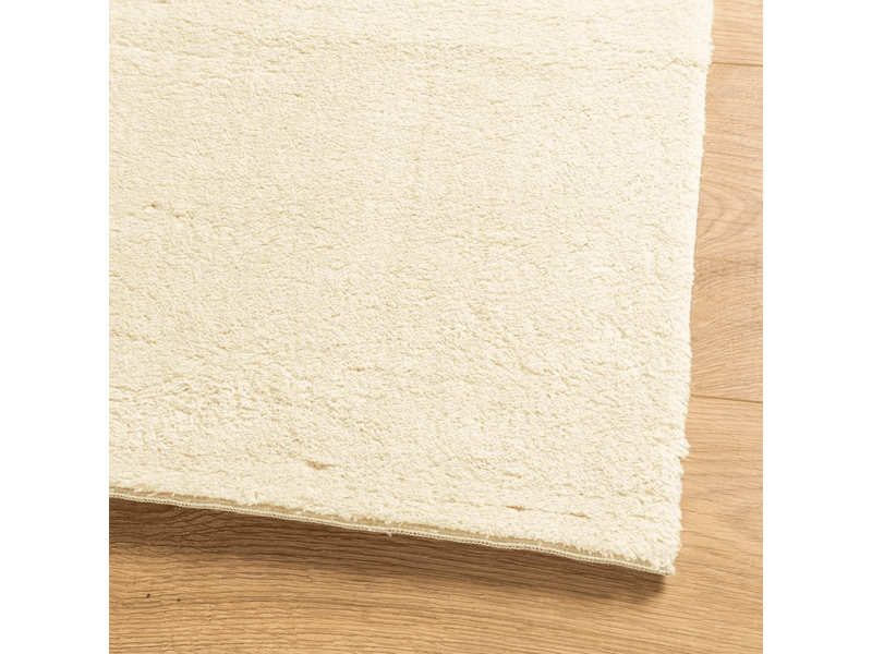  Tapis à poils courts doux et lavable crème 60x110 cm - comfortxl 375032 - Conforama C