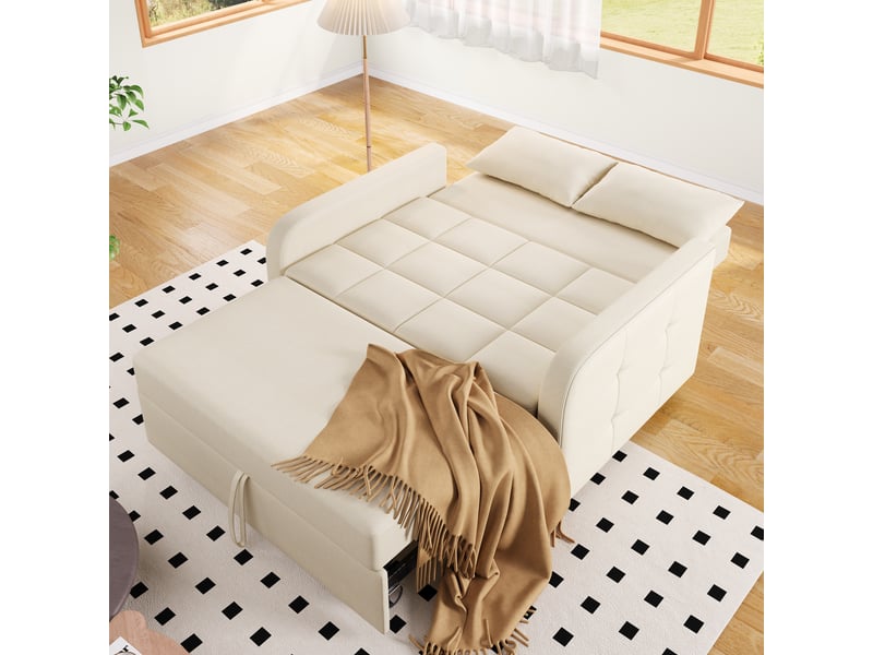  Canapé convertible, canapé-lit, dossier réglable, 180x127 cm, pour salon et séjour, adapté à l'espace de vie  - Conforama D