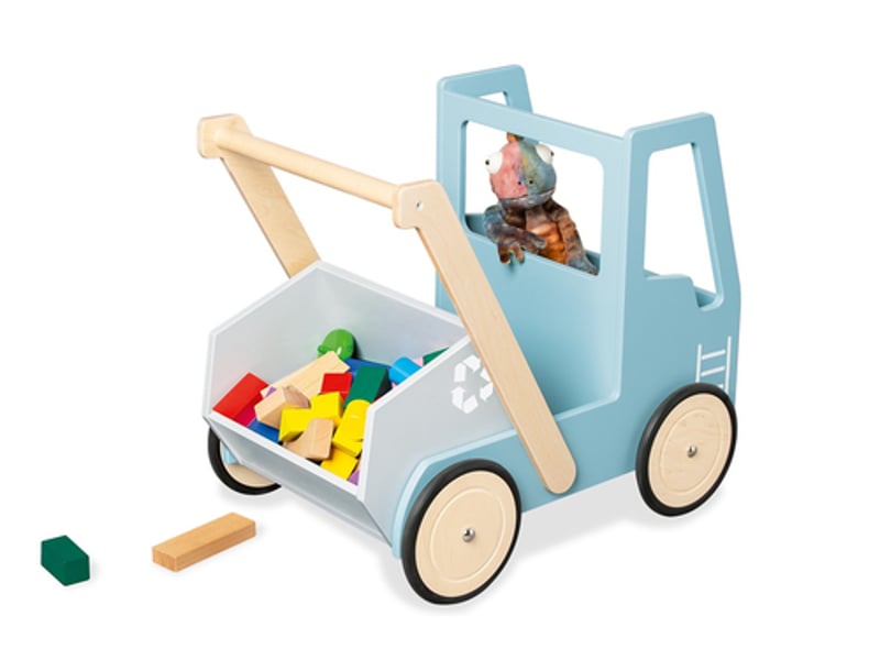 Pinolino kipplaster fred  chariot de marche  laqué  mdf laqué multicolore 269485 - Conforama C