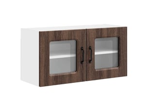Meuble mural de cuisine | armoire de cuisine chêne brun 80x31x40cm shl4434