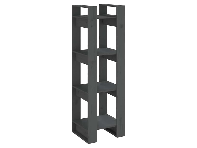  Bibliothèque, étagère de rangement gris 41x35x125 cm pin solide  - Conforama A