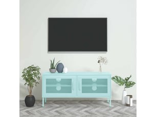 Meuble tv coloris vert 105 cm <strong></strong>  <strong></strong>