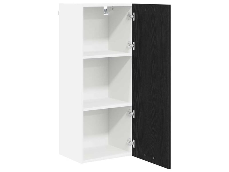  Meuble de rangement, armoire suspendue chêne noir 40x31x100cm bois d'ingénierie shl548  - Conforama E