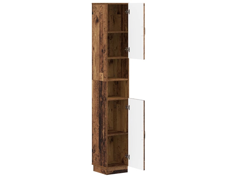 Colonne de salle de bain avec étagère ouverte hoorn bois ancien - Conforama C