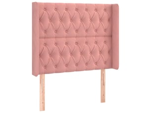 Tete de lit A poser largeur 93 cm   rose