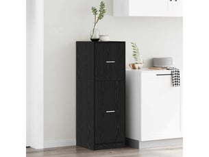 Meuble de rangemenrt, cabinet de pharmacie chêne noir 40 x 41 x 118 cm