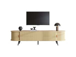 Meuble tv coloris naturel 180 cm <strong>VVBV</strong> <strong></strong>