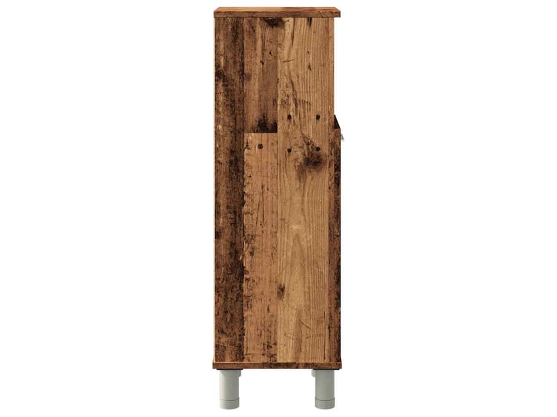  Armoire de salle de bain, meuble de rangement vieux bois 30x30x95 cm bois ingénierie  - Conforama E