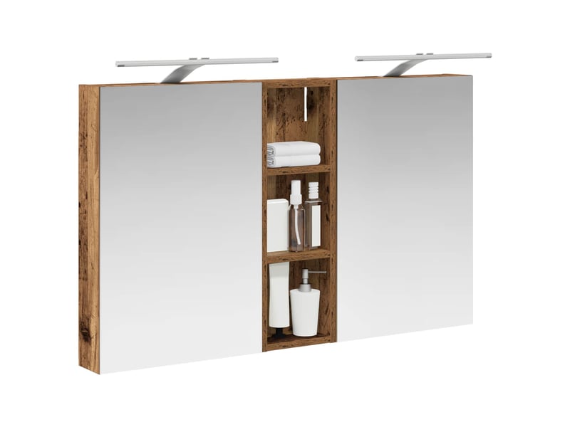 Ensemble de meubles de salle de bain 3 pcs 100x10.5x60.5 cm shl2699 - Conforama C