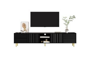 Meuble tv coloris noir  <strong></strong>  <strong></strong>