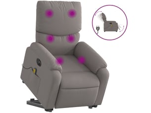 Fauteuil fixe  DECOSHOP 26 Tissu taupe