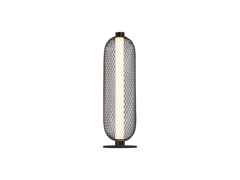  Fabrilamp mimosa lampe à poser led noir, 12 w, 1320 lm, 4000 k, h 45,2 cm 250671009 - Conforama A