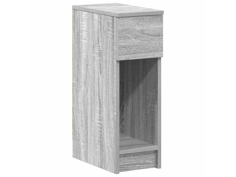  Table de chevet - cabinet de chevet - table de nuit avec tiroir sonoma gris 20x36x60 cm  - Conforama A