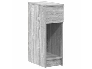 Table de chevet - cabinet de chevet - table de nuit avec tiroir sonoma gris 20x36x60 cm