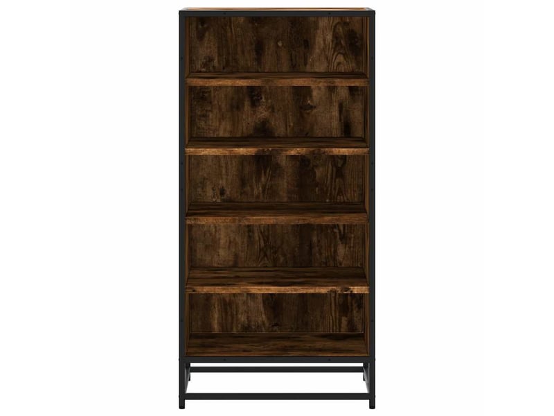  Étagère à chaussures chêne fumé 48x38x97,5 cm bois d'ingénierie shl1598  - Conforama D