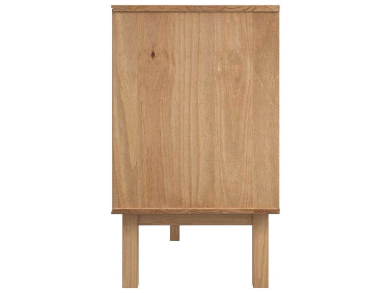  Buffet - bahut - meuble de rangement otta marron et noir 114 x 43 x 73,5 cm  - Conforama E