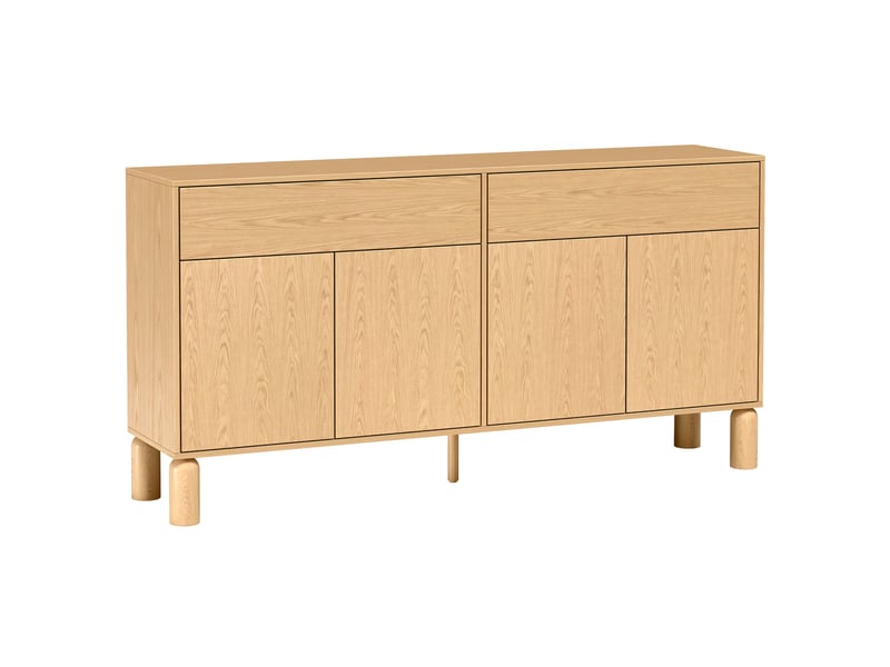  Selsey sanden - buffet - 180 cm - chêne bookmatch Sanden - Conforama A