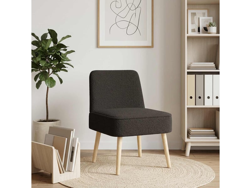 Vidaxl fauteuil à pantoufle noir - Conforama B
