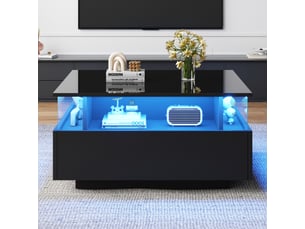 Table basse coloris noir <strong></strong> <strong></strong>