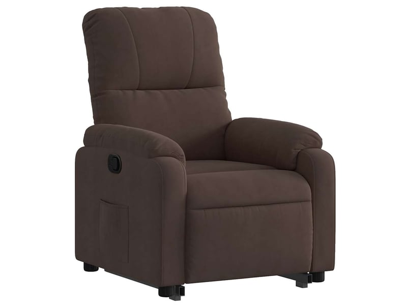  Fauteuil inclinable, fauteuil relax marron tissu microfibre shl49415  - Conforama D
