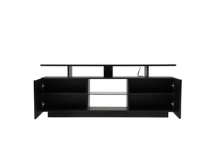 Meuble tv coloris noir 140 cm MODENVIE
