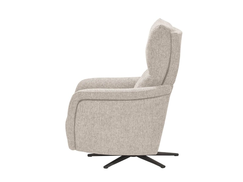  Fauteuil relax électrique pivotant tissu beige chiné - varenne VARENNE - Conforama D