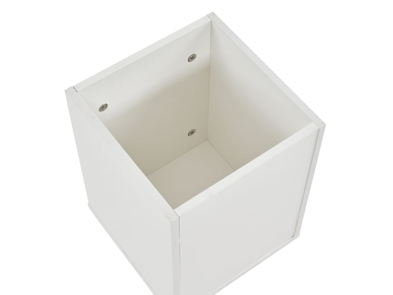  Table basse 100x50x48cm, table de salon avec rangement, design 2 en 1, relevable ,pliant, chaises, aggloméré, blanc  - Conforama E