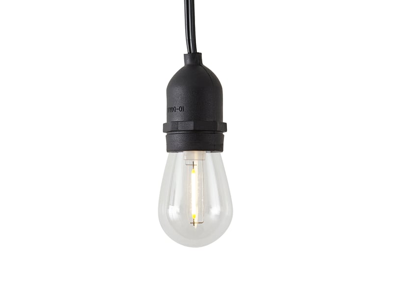  Guirlande lumineuse en bambou avec prise 8m avec led 10 lumières ip44 - ibiz  - Conforama D