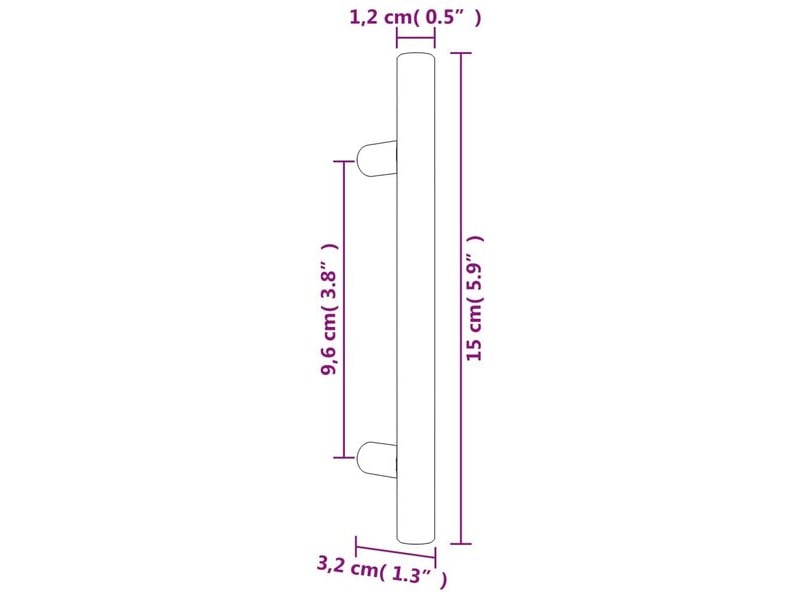  Tiroir d'armoire, 96 mm, noir  - Conforama E