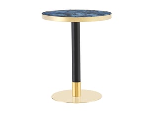 Table basse rond(e) coloris bleu VLIVRA  - 60 cmx60 cm