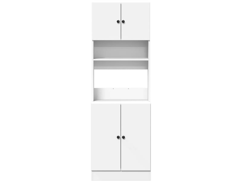  Meuble de rangement, armoire de cuisine blanc 60x50x180cm bois d'ingénierie  - Conforama D