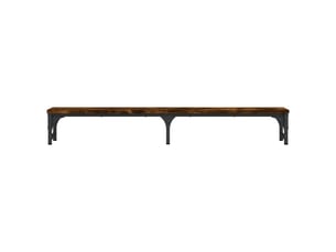 Support de moniteur table meuble bureau 105 x 23 x 15,5 cm bois d'ingénierie marron 02_0044854