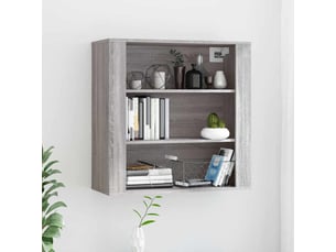 Armoire <strong></strong> <strong></strong> coloris gris largeur 80 cm