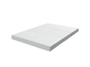 Lit 2 places 140x190 cm <strong></strong> <strong></strong> coloris blanc