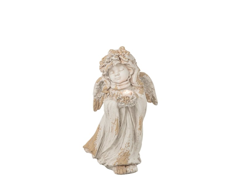  Statue ange extérieur judith 60cm beige  - Conforama B