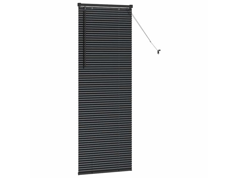 Store vénitien, store de fenêtre noir 175 x 55 cm 25 mm aluminium cf48128 - Conforama E