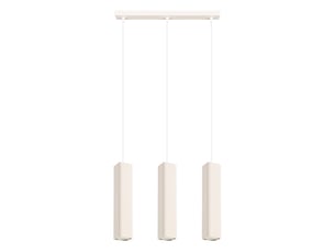 Suspension rayo 3l beige aluminium moderne 98x45x6cm